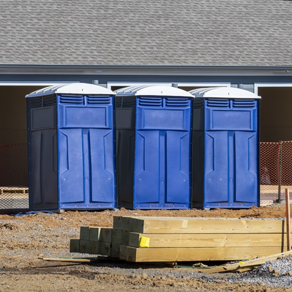 what is the maximum capacity for a single porta potty in Silver Spring Pennsylvania